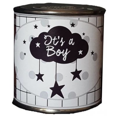 Blikje it's a boy wolkjes