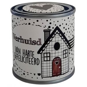 Blikje verhuisd van harte gefeliciteerd.