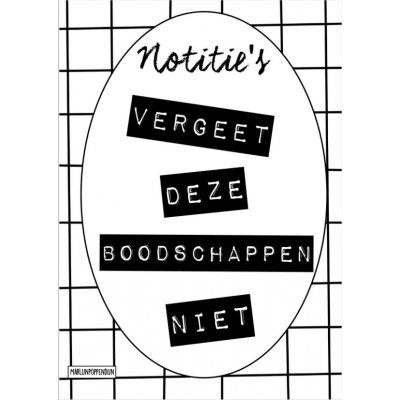 Voor notitie blokje, alleen voorkant.
