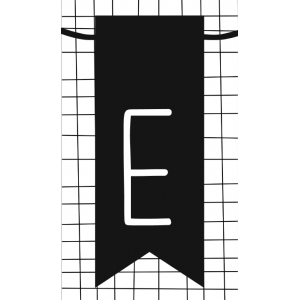 15.klein kaartje met letter E