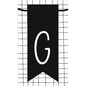 17.klein kaartje met letter G