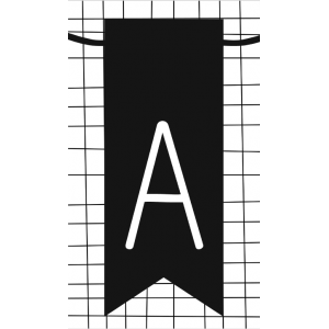 11.klein kaartje met letter A