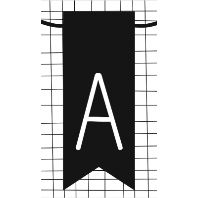 11.klein kaartje met letter A
