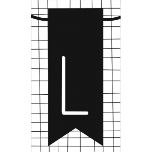 22.klein kaartje met letter L