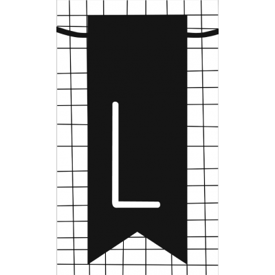22.klein kaartje met letter L